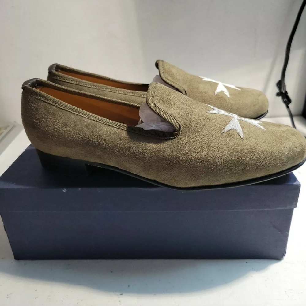 Creel & Mack Soft Fabric Leather Sole Slip On Oxfords Flats Size 7 shoes